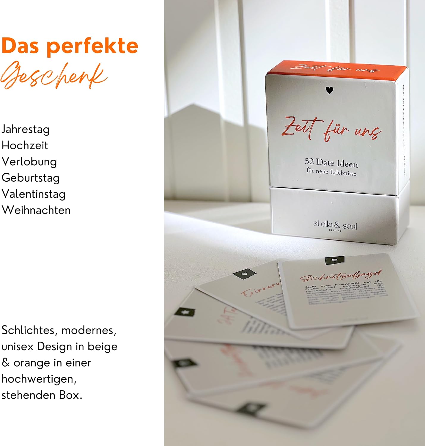 Stella & Soul Time for Us - 52 Date Ideas for Couples, Gift Anniversary – Bild 4