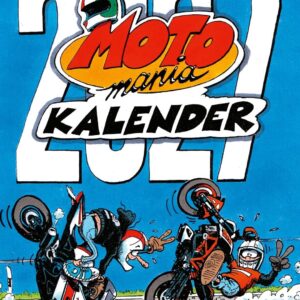 MOTOmania Kalender 2027: Monatskalender im Großformat: XXL-Wandkalender mit Spiralbindung im Hochformat, 42 x 59 cm | Mit den beliebten Comics von Holger Aue
