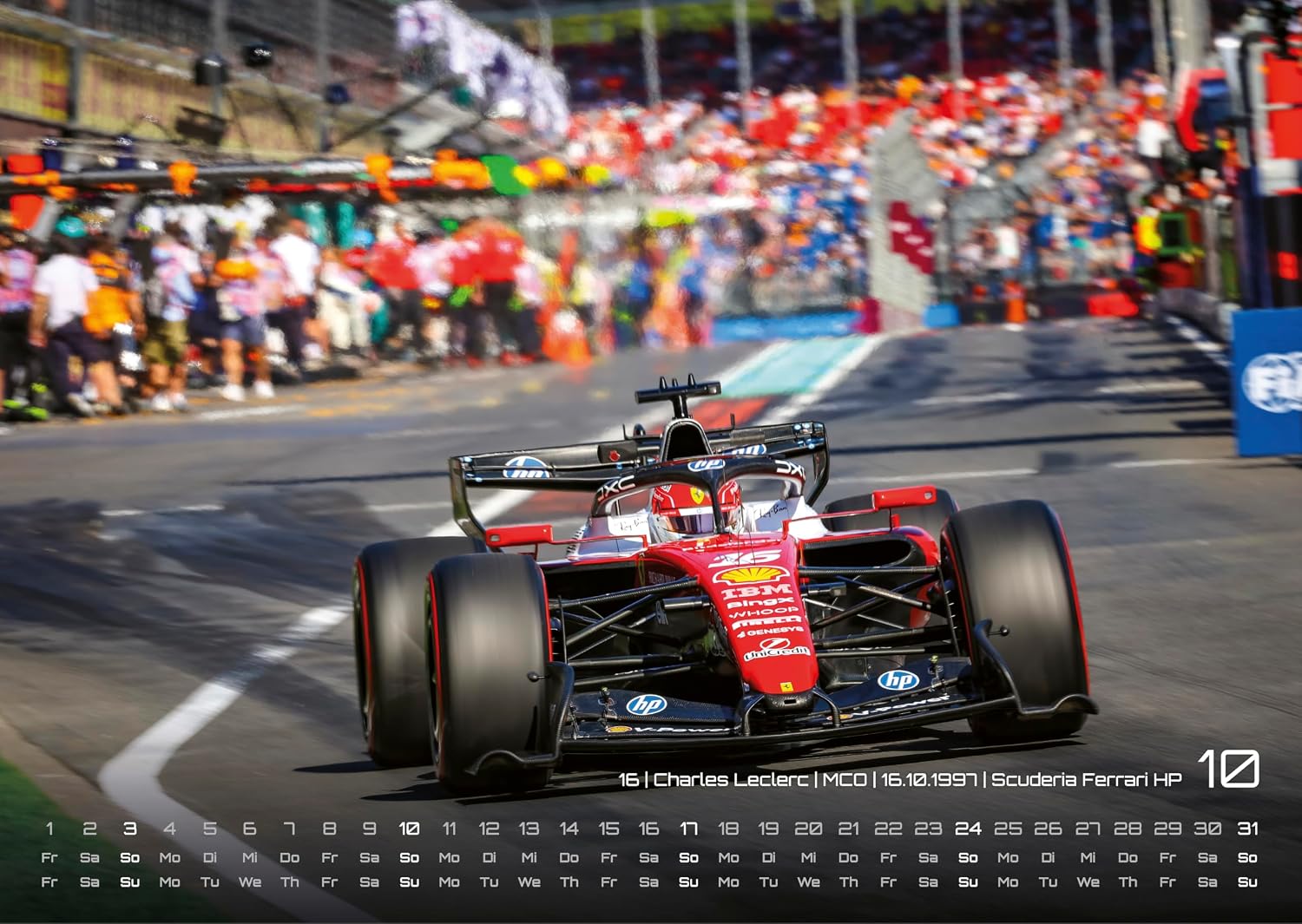 Formula 1 - Grand Prix 2027 | Premium F1 Calendar DIN A3 (42 cm x 30 cm) - Wall Calendar with Spectacular Photos of the Current Season | Ideal for F1 Fans – Bild 13