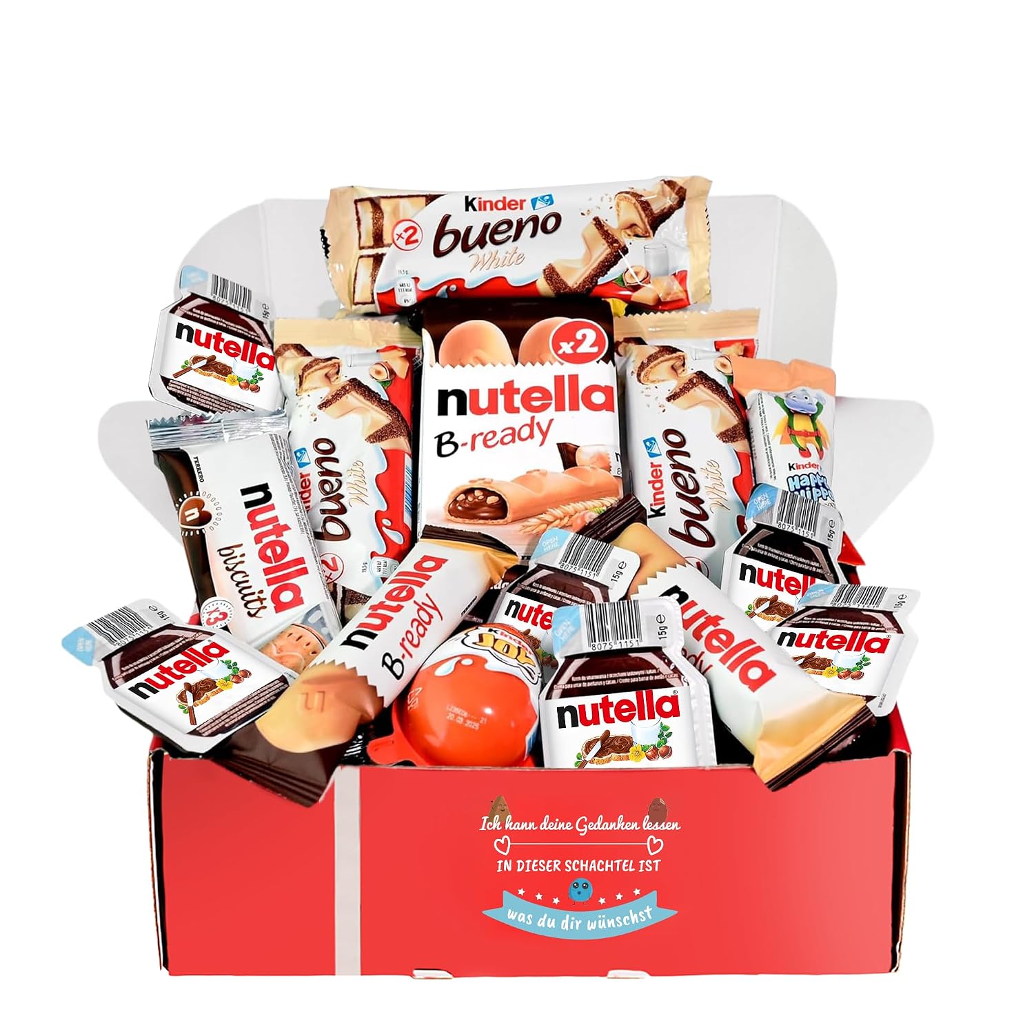 Children's Chocolate Gift Box | Original Birthday Gift for Children and Couples: Kids Chocolate, Kids Bueno, Happy Hippo, Chocolate Bons, Kids Joy.