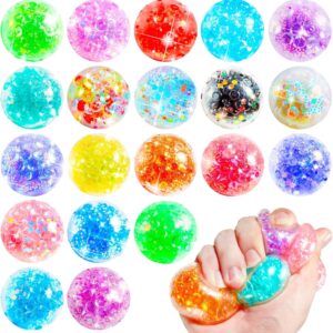 20 Pieces Stress Balls for Kids & Adults Anti-Stress Ball Squeeze Ball