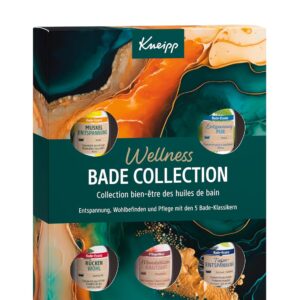 Kneipp Wellness Bath Collection Gift Set with 5 Popular Bath Oils from Kneipp - For a Moment Full of Relaxation and Wellbeing - 5 x 20 ml - Test Sizes to Get to Know