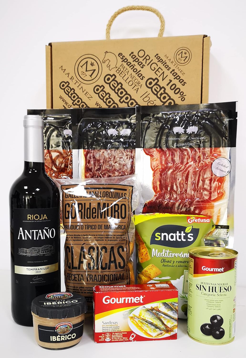 Gift Box - Tapas Evening for Two I Tapas para dos I Gift for Gourmets and Spain Fans | Specialities from Spain | Gift for Men and Women – Bild 7