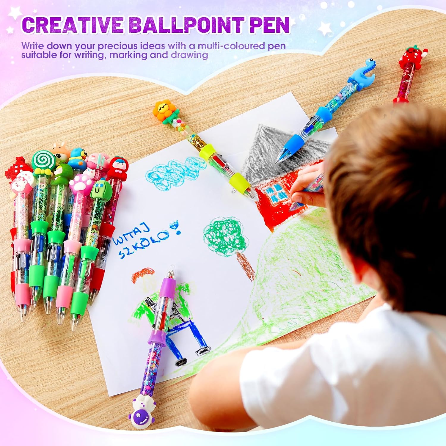 Make Your Own Pens Set Children, 20 Pieces Personalised Craft Set – Bild 7