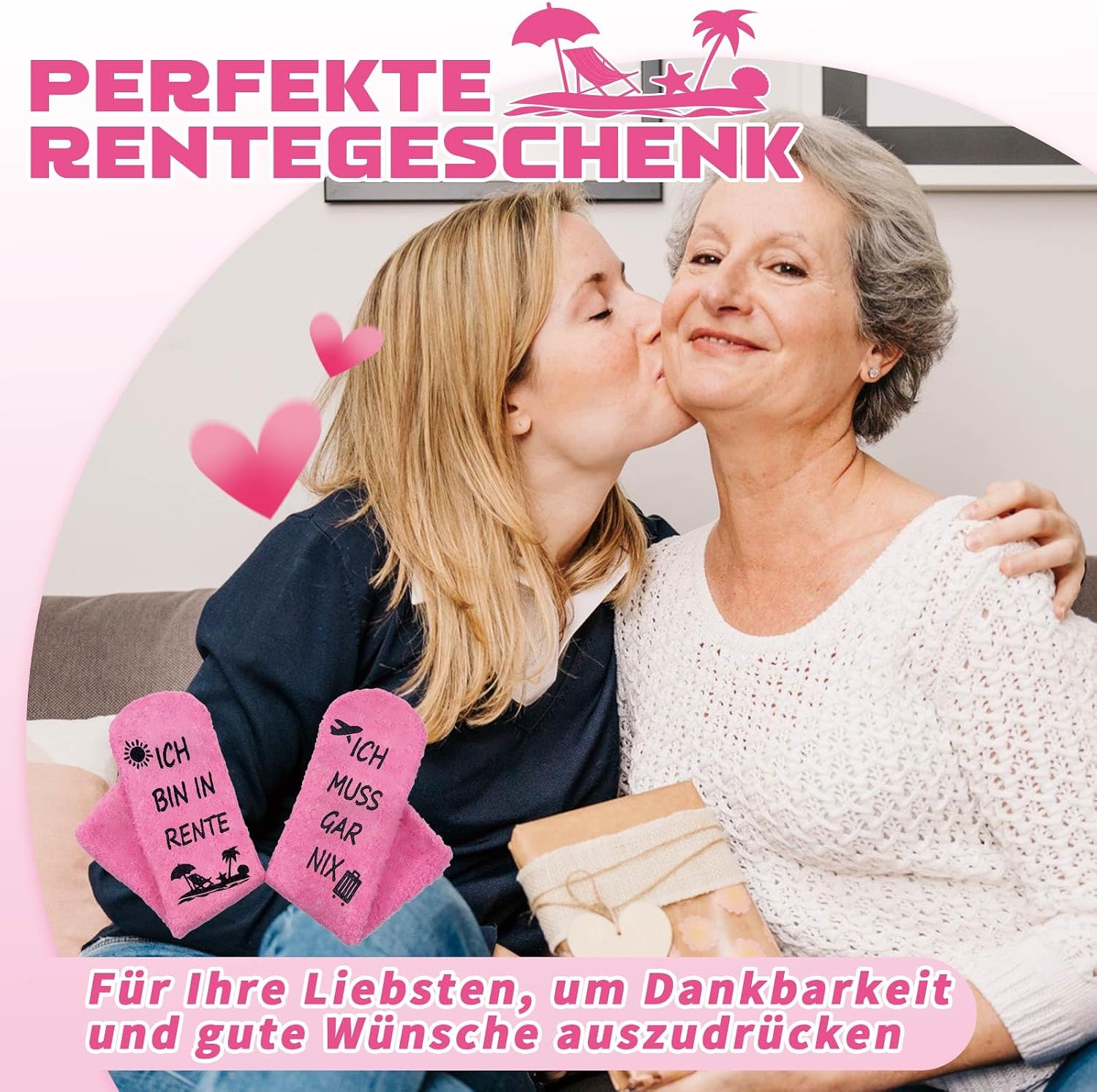 Retirement Gift, Funny Socks, Pensioner Gift – Bild 6