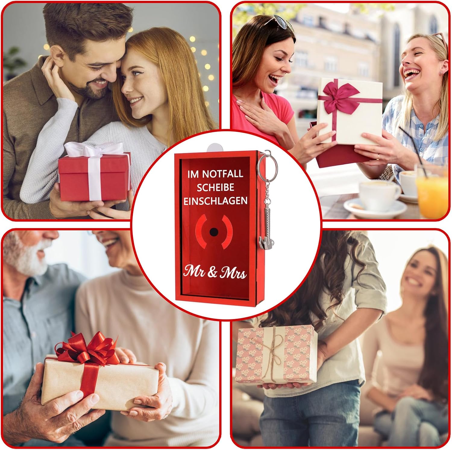 LED Wedding Gifts for Bride and Groom, Funny Money Gifts for Wedding, Funny Gifts, Emergency Box with Hammer, Creative DIY, Packaging, Money Gift, Youth Consecration, Wedding Anniversary – Bild 6