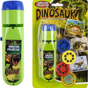 Georgie Porgy Children's Projector Torch Dinosaur Toy for Wall Ceiling Tent Educational Science Adjusting Dino Gift for Boys Girls from 3 Years (Dinosaur)