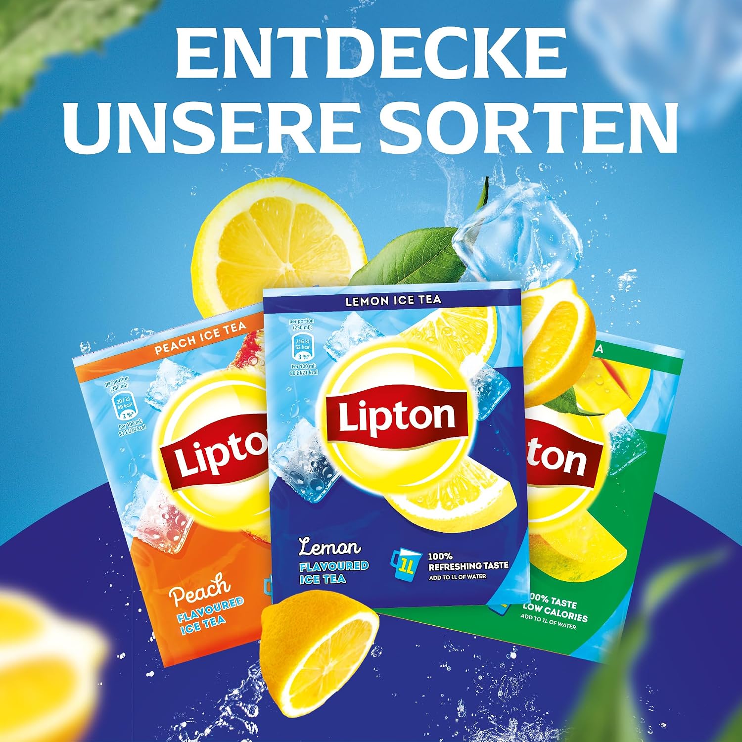 Lipton Iced Tea Powder Lemon 18L Instant Ice Tea for Mixing 18 Sachets – Bild 6