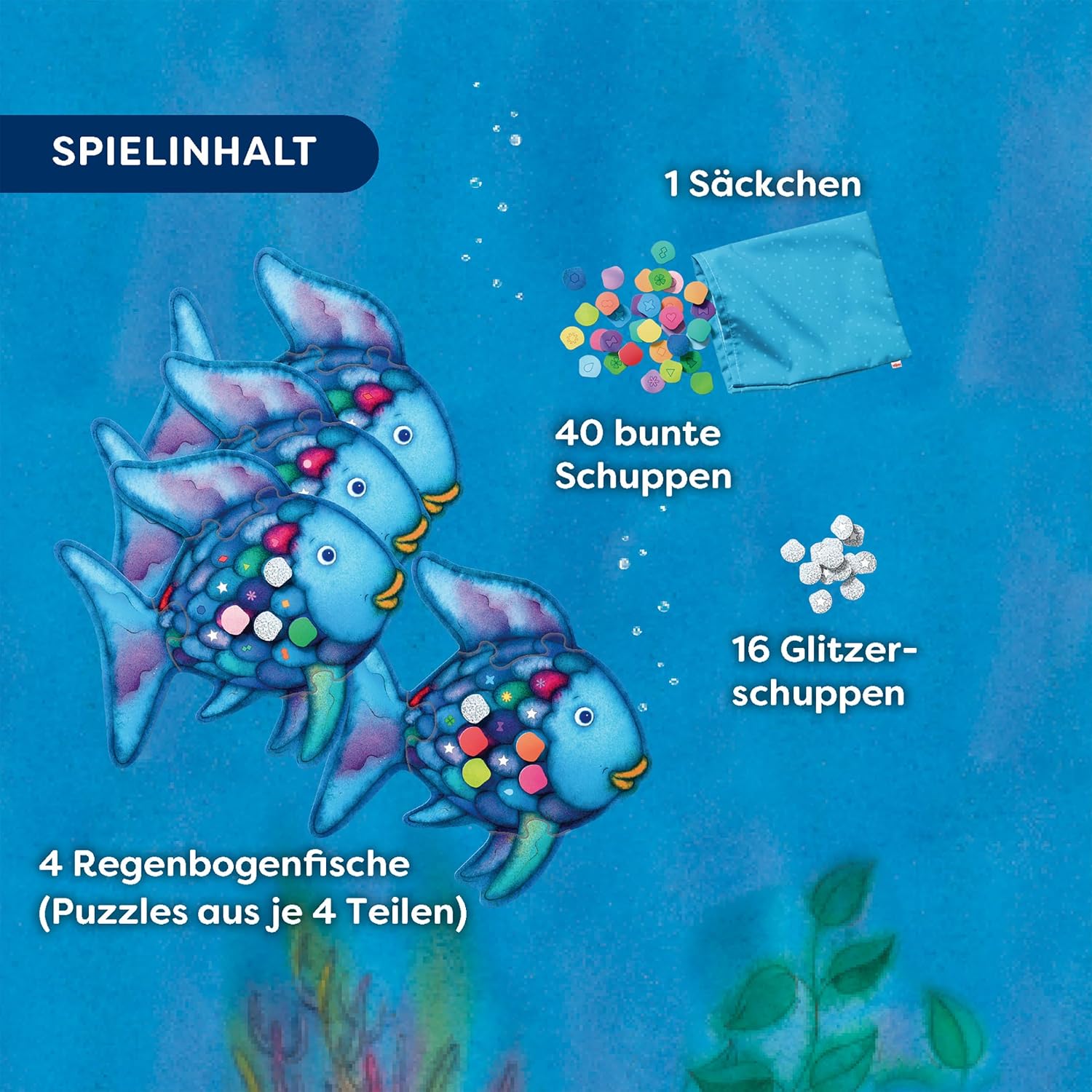 HABA Glitter Bingo The Rainbow Fish - Children's Game from 3 Years – Bild 6