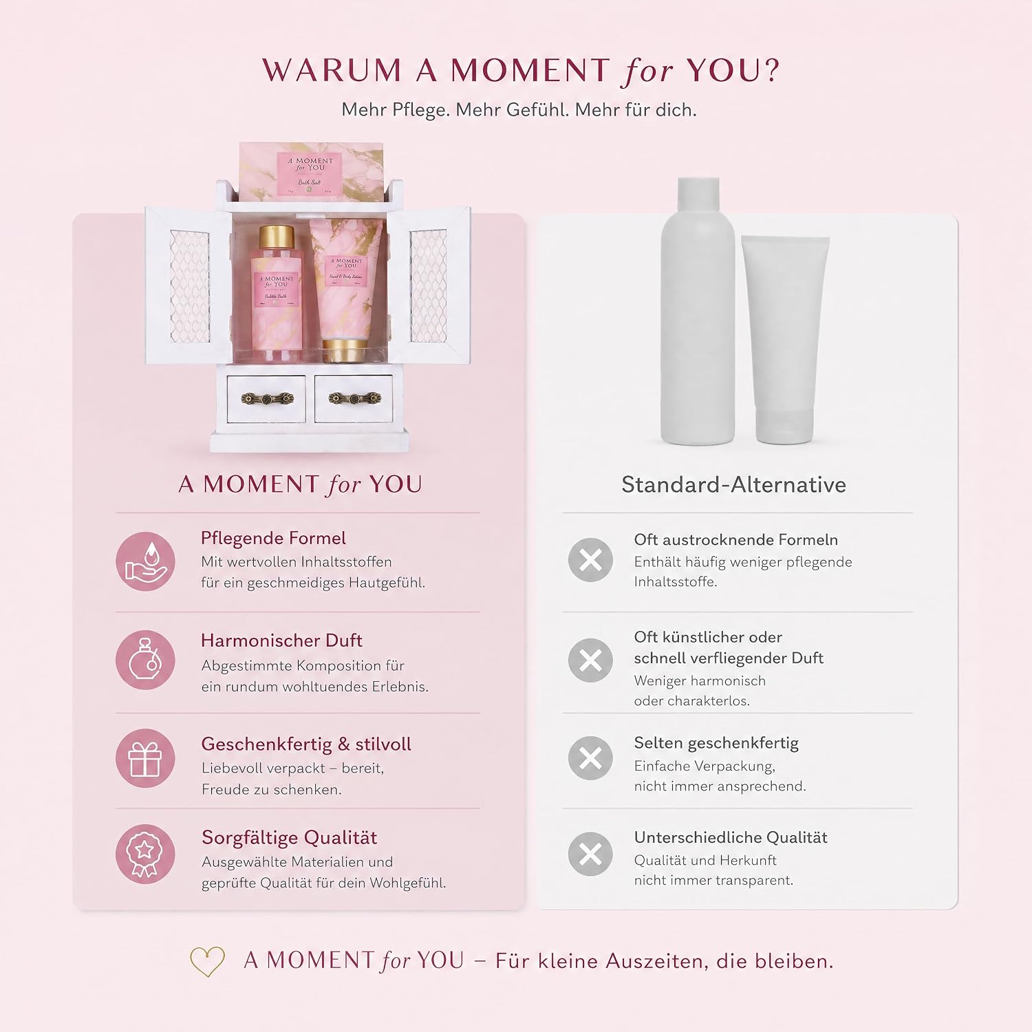 Accentra A Moment For You Gift Set in Wooden Cupboard Gift for Women – Bild 7