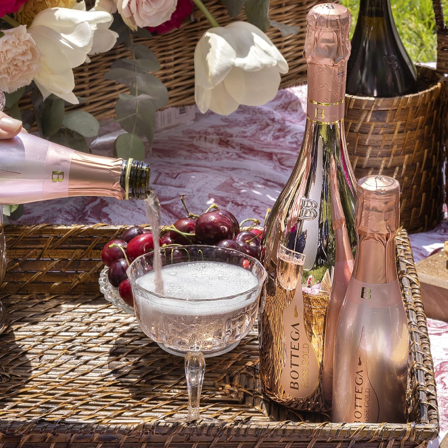 Bottega Rose Gold Pinot Nero Spumante Brut Rosé Sparkling Wine 750 ml – Bild 6