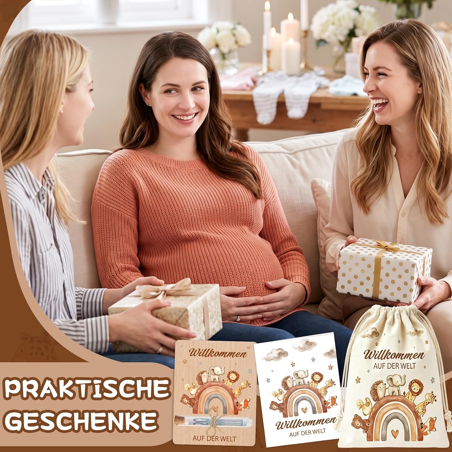 Gift Bag Gift for Birth Boy Girl Money Gifts for Birth – Bild 7