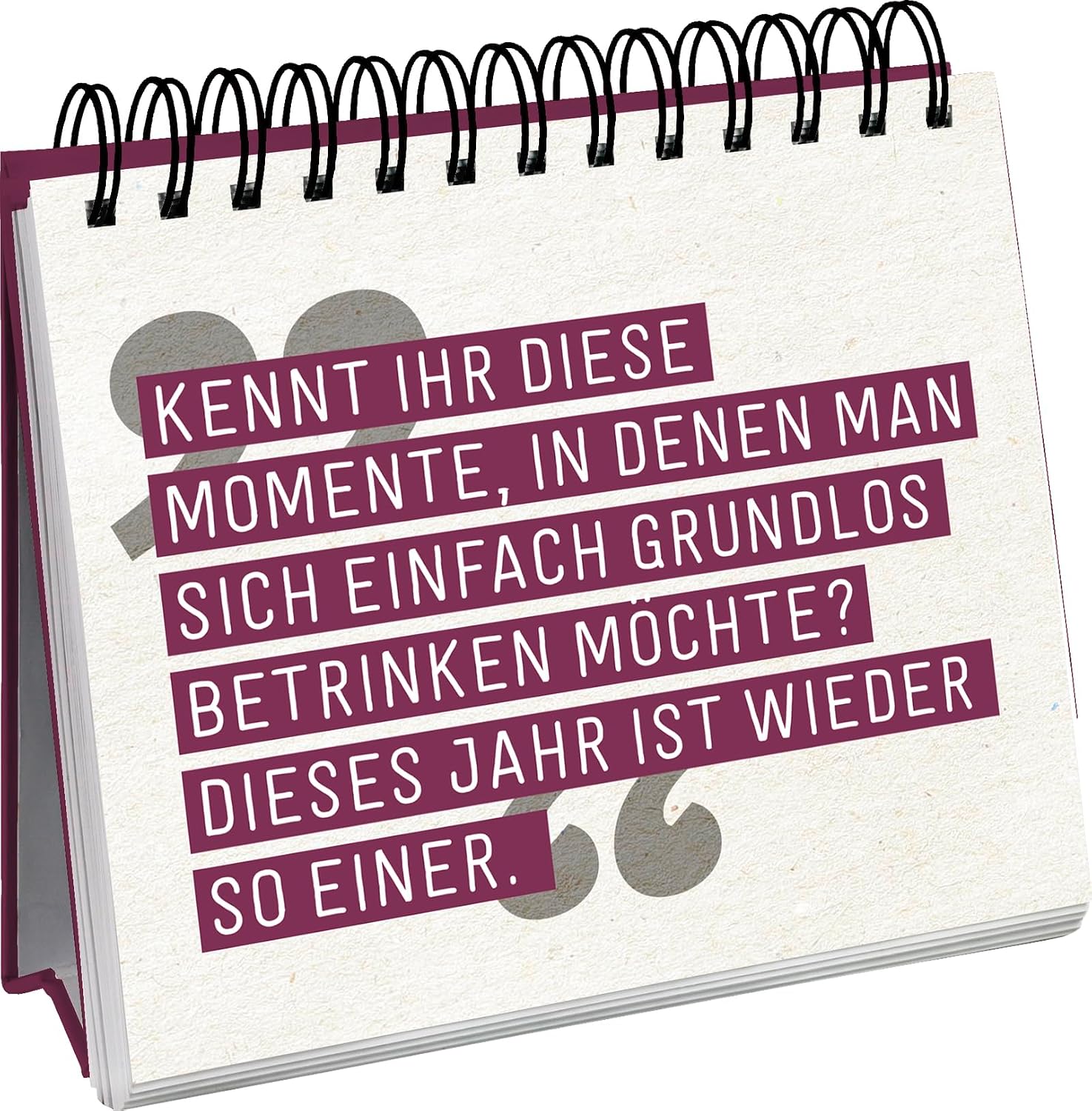 Man muss auch mal Wein sagen können.: Witziges Geschenk mit lustigen Sprüchen für Weinliebhaber | Aufsteller mit lustigen Sprüchen (Geschenke für Kolleg*innen und rund um das Büro) – Bild 2