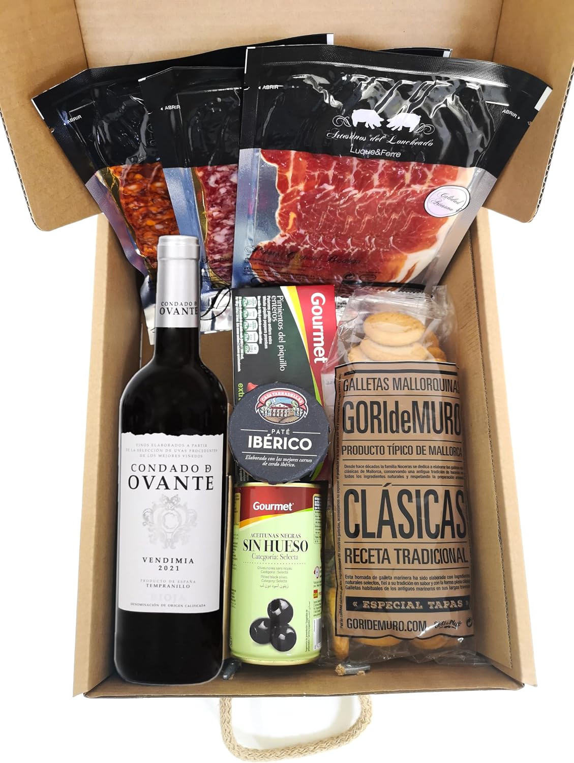 Gift Box with Crackers from Mallorca, detapasbox Mallorca Gift with Spanish Specialities – Bild 4