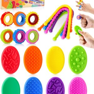 Kizmyee Pack of 20 Fidget Toys, Sensory Toys for Adhs Tools, Anti