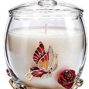 Butterfly Rose Luxury Scented Candles Gifts for Women