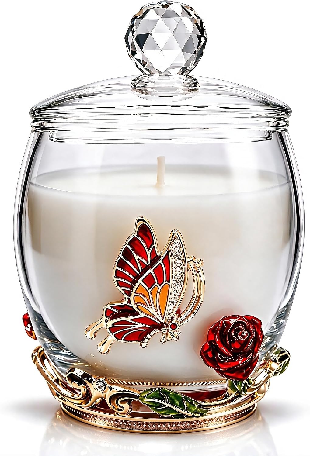 Butterfly Rose Luxury Scented Candles Gifts for Women
