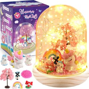Dislocati DIY Children’s Night Light, Mermaid/Unicorn/Dinosaur/Farm Toy, Birthday Gifts for Children, Ideal Art and Craft Gifts