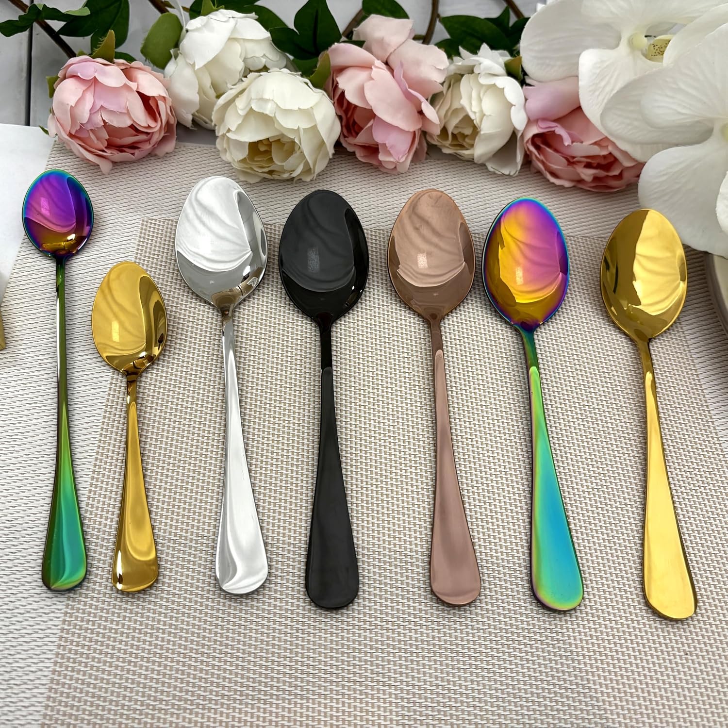 Personalised Ice Cream Spoon with Personalised Engraving, Stainless Steel, Ready to Gift Packaging, Choice of Size and Colour – Bild 4