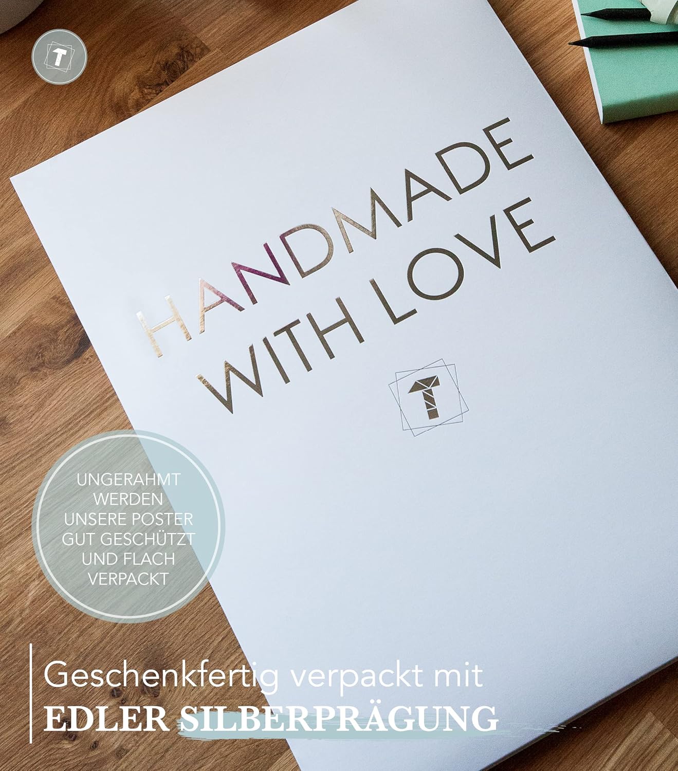 Papierschmiede® Pair of Poster Personalised with Name, DIN A3 (30 x 42 cm) Choice of Frame, Wedding Gift Framed, Name, Gift Picture for Anniversary, Wall Picture for Wedding "Romeo & Juliet" – Bild 3