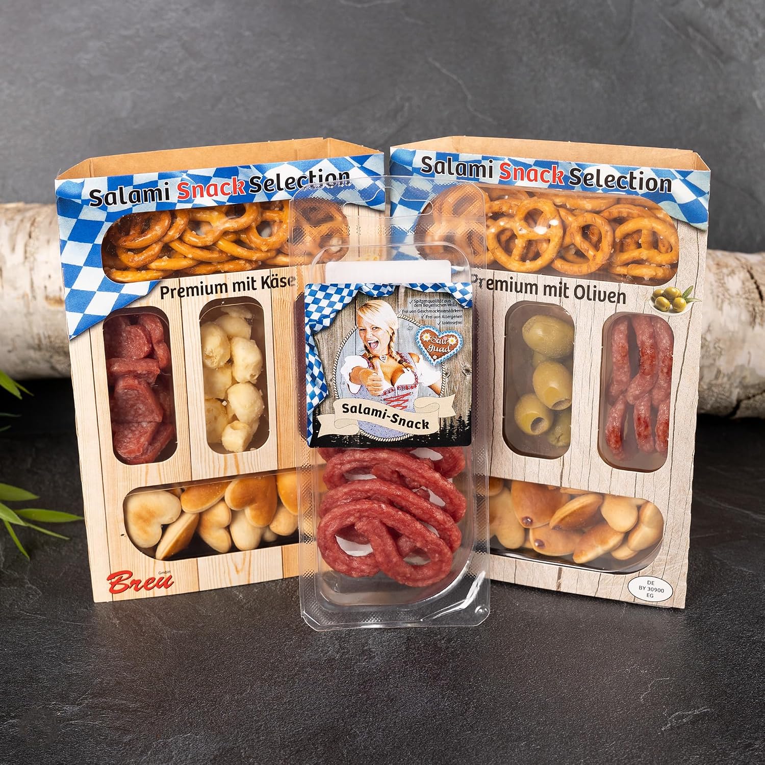 Gift box small attention, sausage gift with salami, gift with salami snacks, approx. 200 g – Bild 3