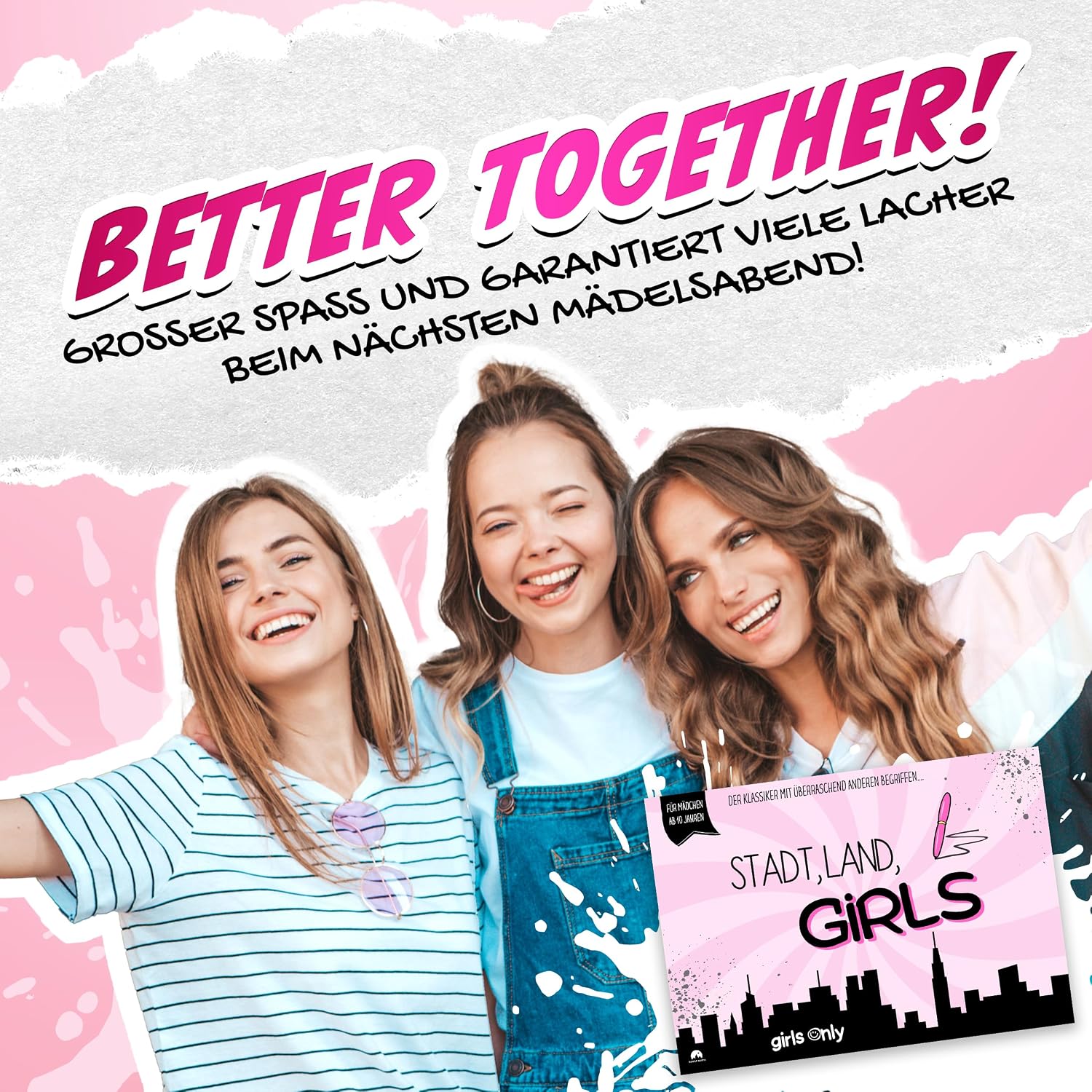 City, Country, Girls - As a Gift for Cool Teenage Girls - Game Pad in DIN A4 Format with Many Categories for Girls' Night (50 Pages) – Bild 4