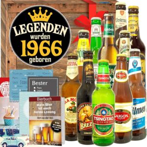 Legends 1966 Beer Gift Set with 12 Beers from Around the World