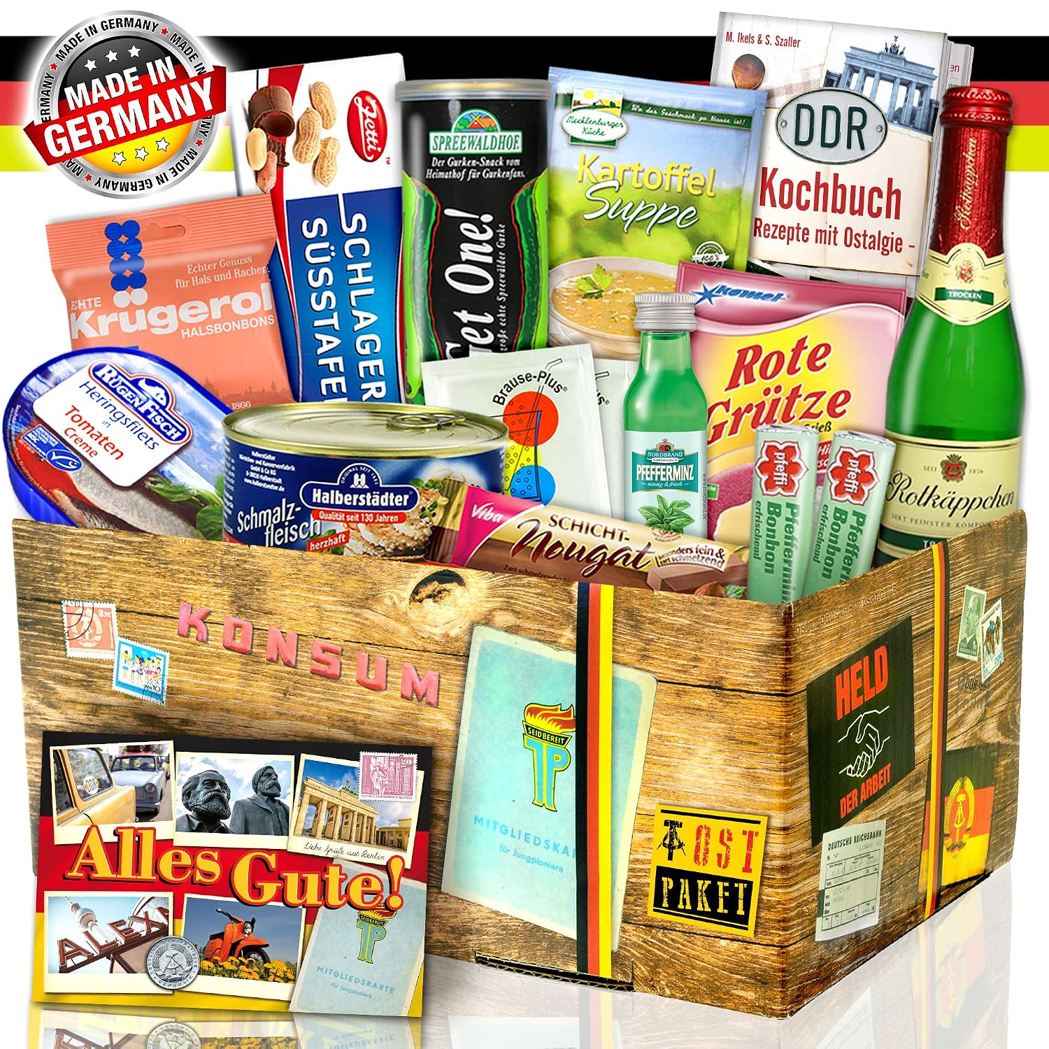 Ostpaket "Ostprodukte SpeziALITÄTEN BOX" / Gift Set Birthday for Her