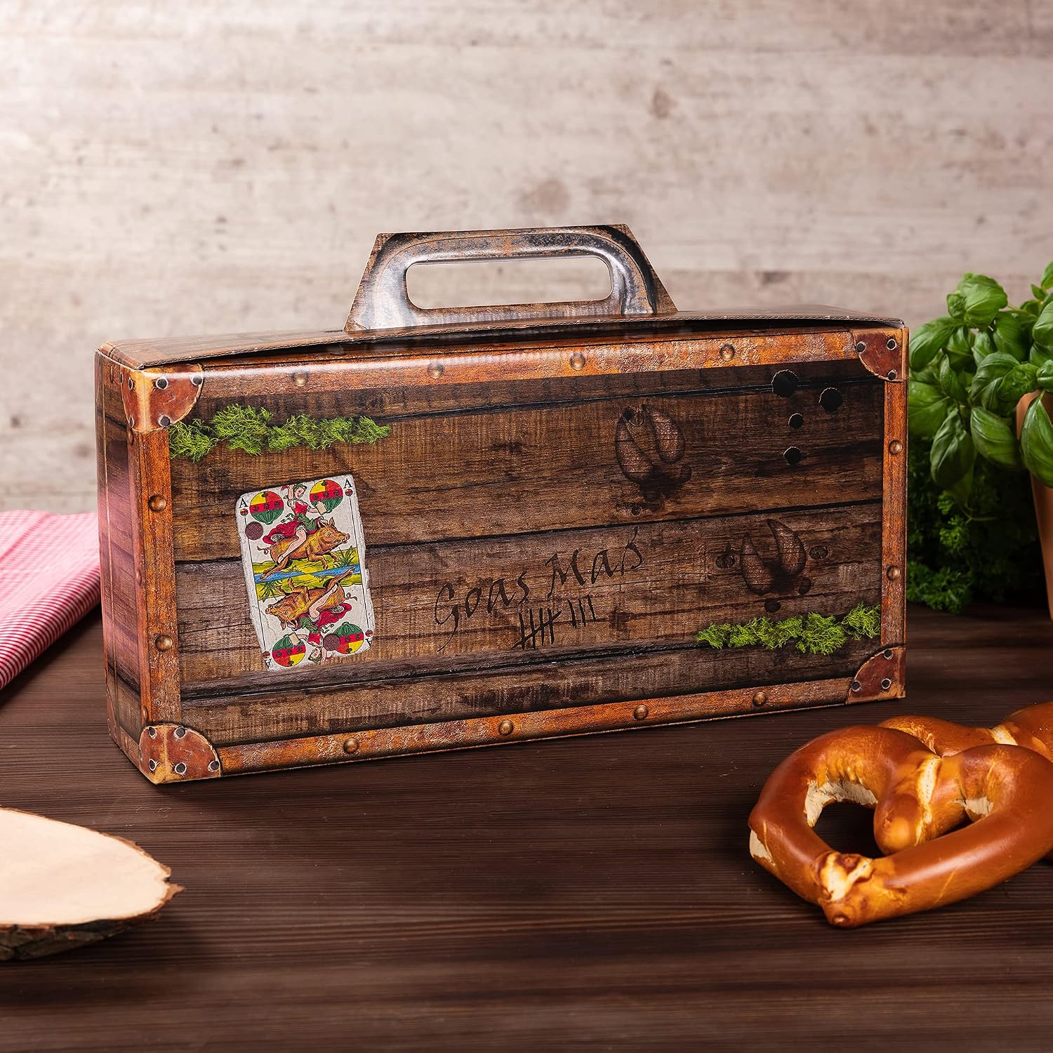 Wurstbaron Evening Set Ideal Package for the Evening Sausage Package of Salami Snacks, Bavarian Beer, Cable Reel and Pocket Knife – Bild 6
