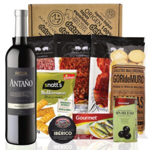 Gift Box - Tapas Evening for Two I Tapas para dos I Gift for Gourmets and Spain Fans | Specialities from Spain | Gift for Men and Women