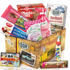 East GDR Sweets Box - Ostpaket Gift Set with DDR Cookbook