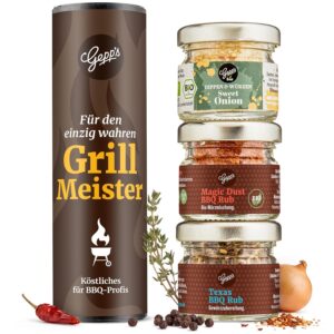 Gepp's Feinkost Barbecue Spice Gift Set "Grillmeister" I Tasting Set