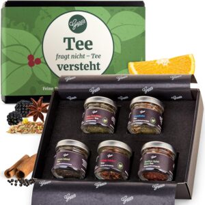 Gepp’s Feinkost Mini Tea Set I Gift with 5 Organic Tea Blends