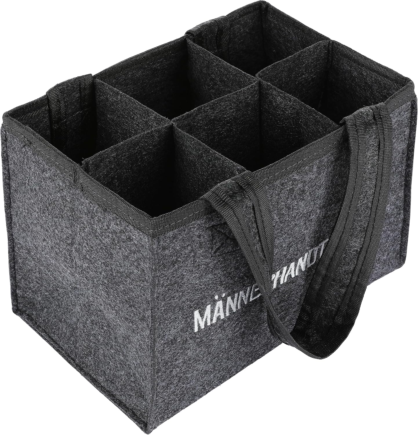 Nordstern Men's Felt Handbag with 6 Compartments for Father's Day, Birthday or as a Gift - 24 x 15 cm – Bild 3