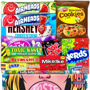 Prime USA Box - USA Candy Mix Gift Box | Selection of Famous US Brands | Candy Box for Children & Adults | Perfect for World Cup, Film & Party Nights | Candy & Bar