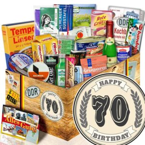70th Birthday Gift + 70th Birthday Gifts for Men + DDR East Package