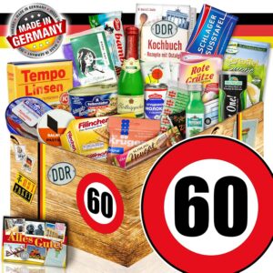 Ostprodukte Gift Box for 60th Birthday with 18 GDR Specialities