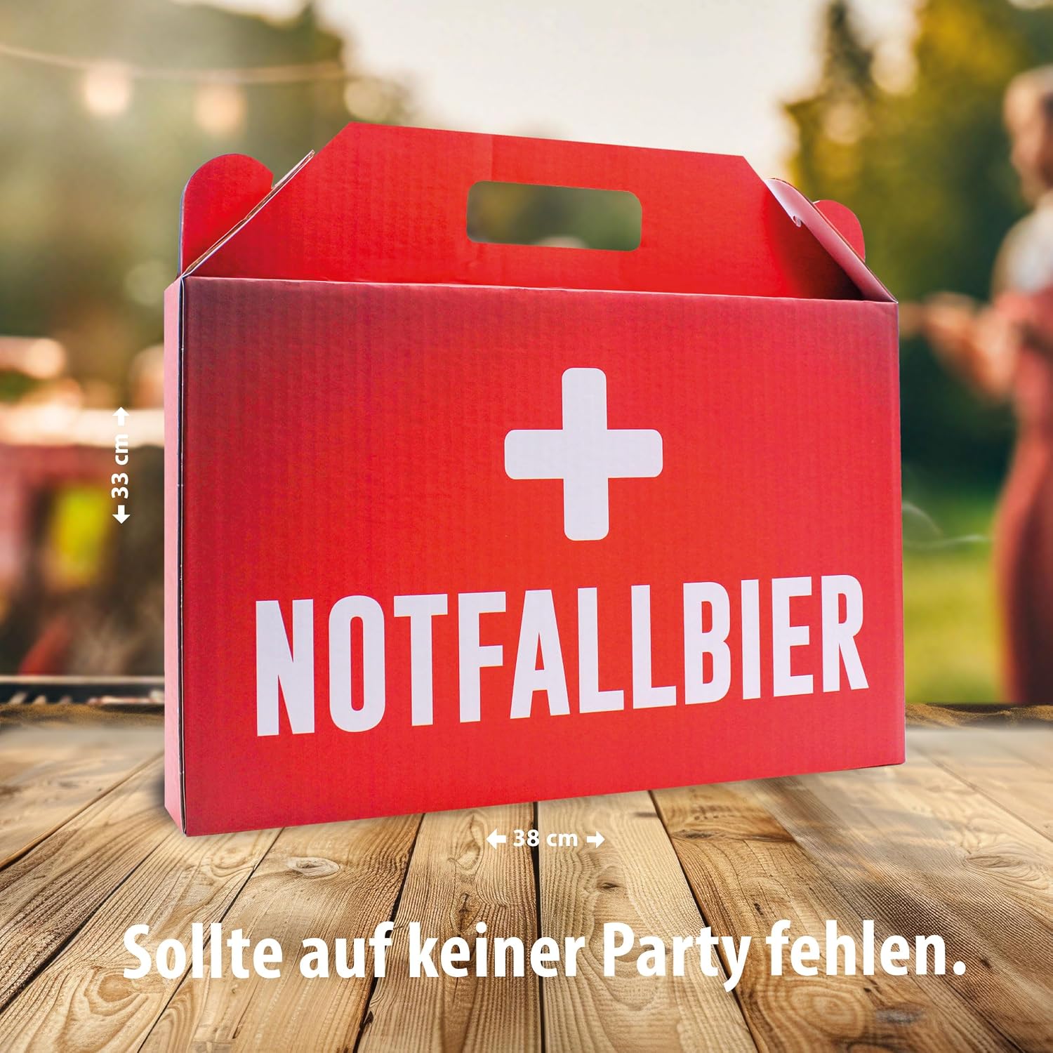 Men's Handbag Emergency Beer with 6 x Beer 0.33 L 4.8% Vol. Includes Reusable Deposit – Bild 2