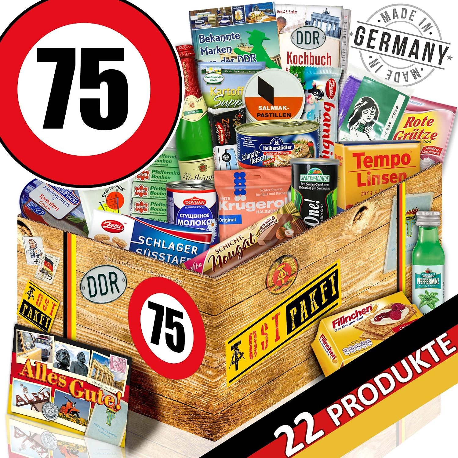Ostpaket/Birthday 75/Gift Set Father/Speciality Box
