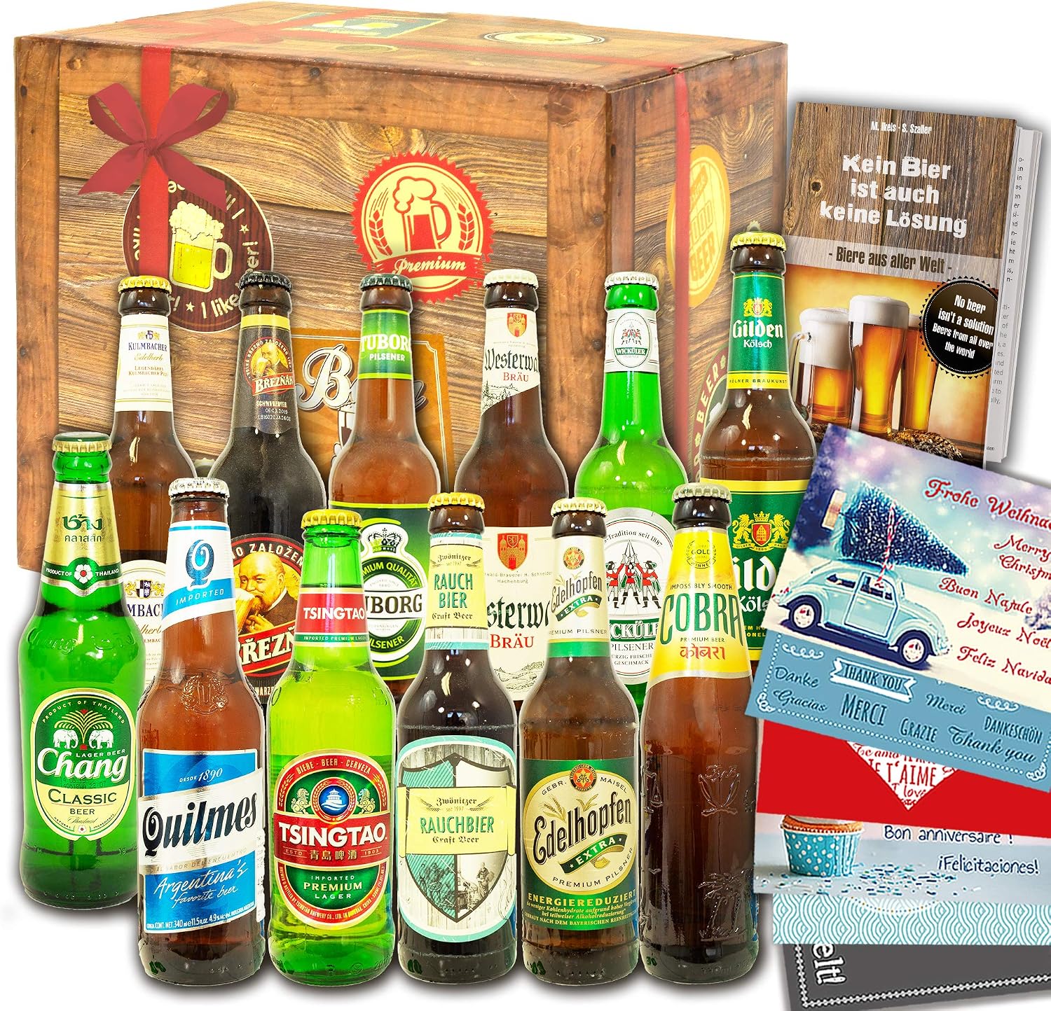 12 x Beer from the World & Germany / Gift Set / Birthday Gift Beer