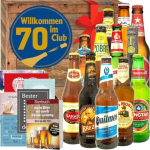 Wilkommen im Club 70 / Gift Idea Birthday 70 / Beer of the World