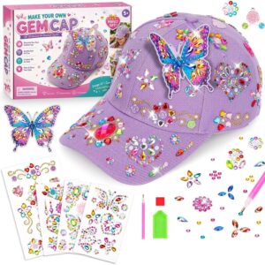Craft Girls 5 6 7 8 9 Years Diamond Painting Children’s Baseball Cap Set