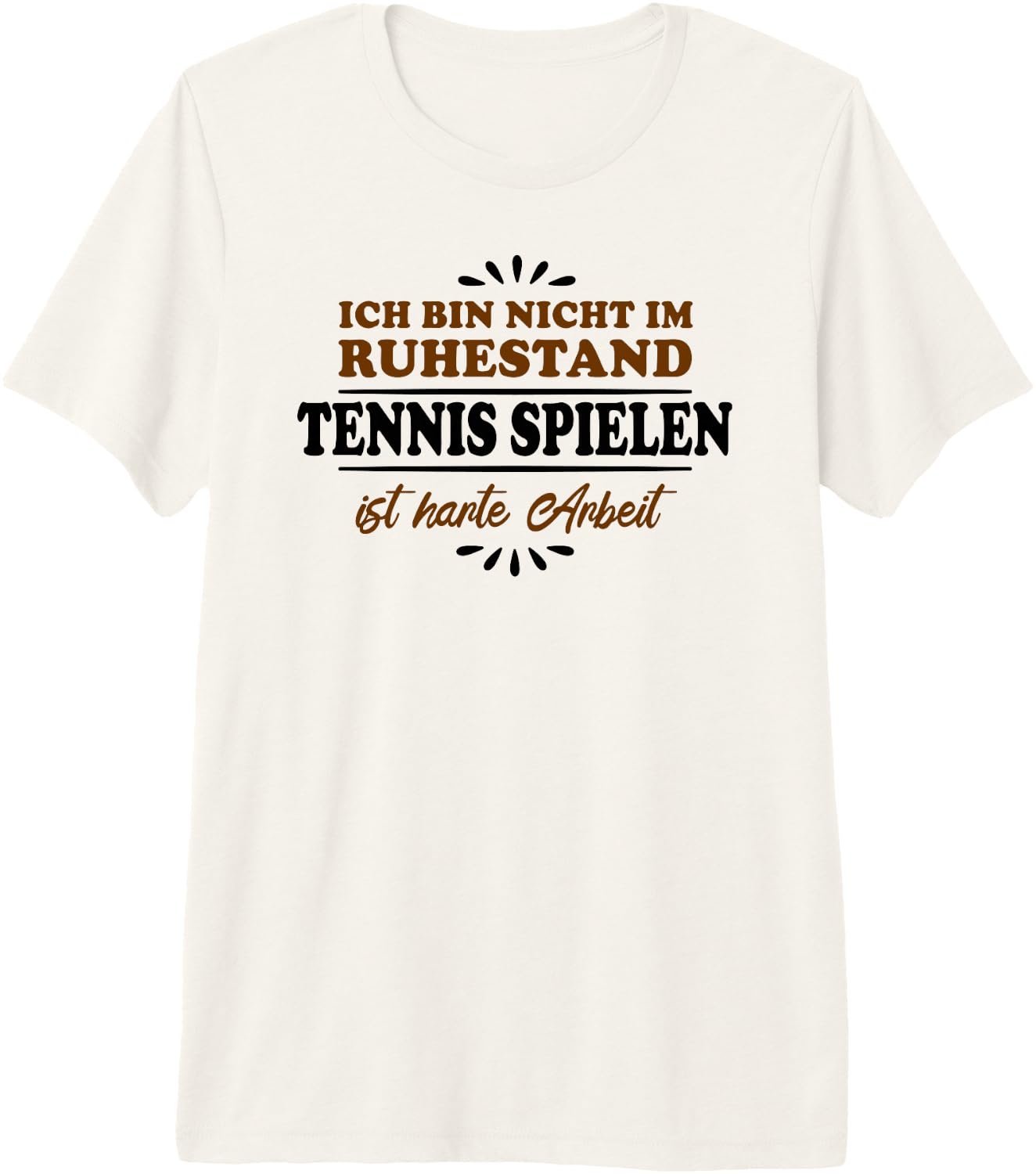 Retirement Pensioner Tennis Player Premium T-Shirt