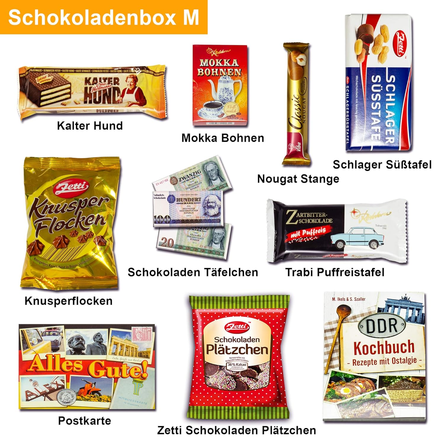 Legends 1984 - Gift Basket 40th Birthday - Chocolate DDR Sweets Box – Bild 2