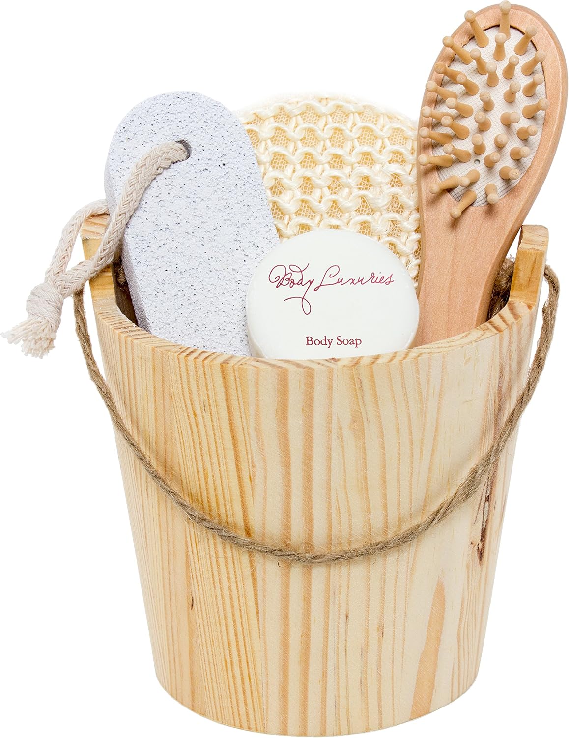 BRUBAKER Wellness Set in Wooden Bucket 5-Piece