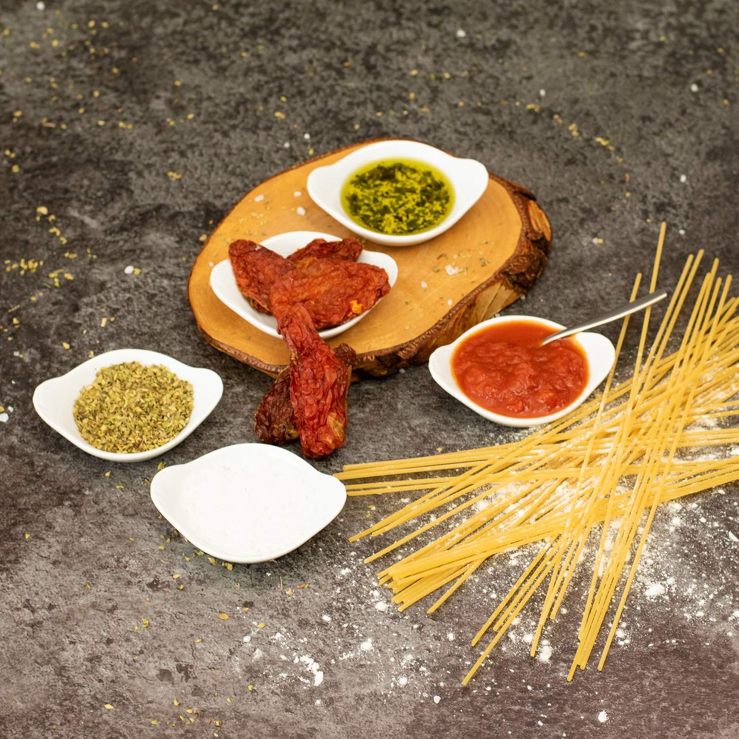 Pasta Gift Set "Naples" | Italian Gift Basket Filled with Pasta, Olive Oil & Delicatessen Specialities | Delicatessen Gift Basket for Men and Women for Christmas – Bild 7