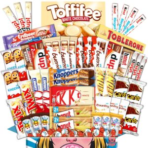 Mega XXL Chocolate Box | 50+ Chocolate Bars & Sweets | Colourful Brands Mix | Gift Box for Family Children Office | Gift Idea | Nerve Food Supply | Candy Box | Candy & Bar