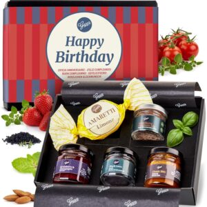 Gepp’s Delicatessen Set of 5 Mini „Happy Birthday“ I Delicatessen Gift Set