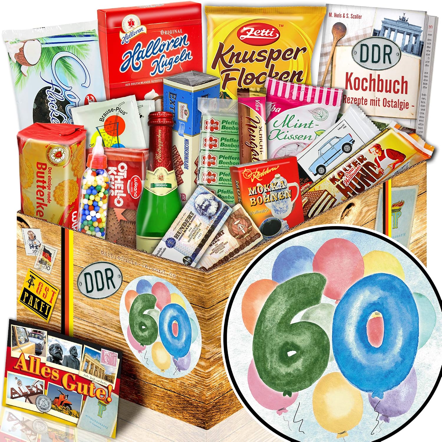 60th Birthday - East Sweets Gift - Gifts 60th Birthday