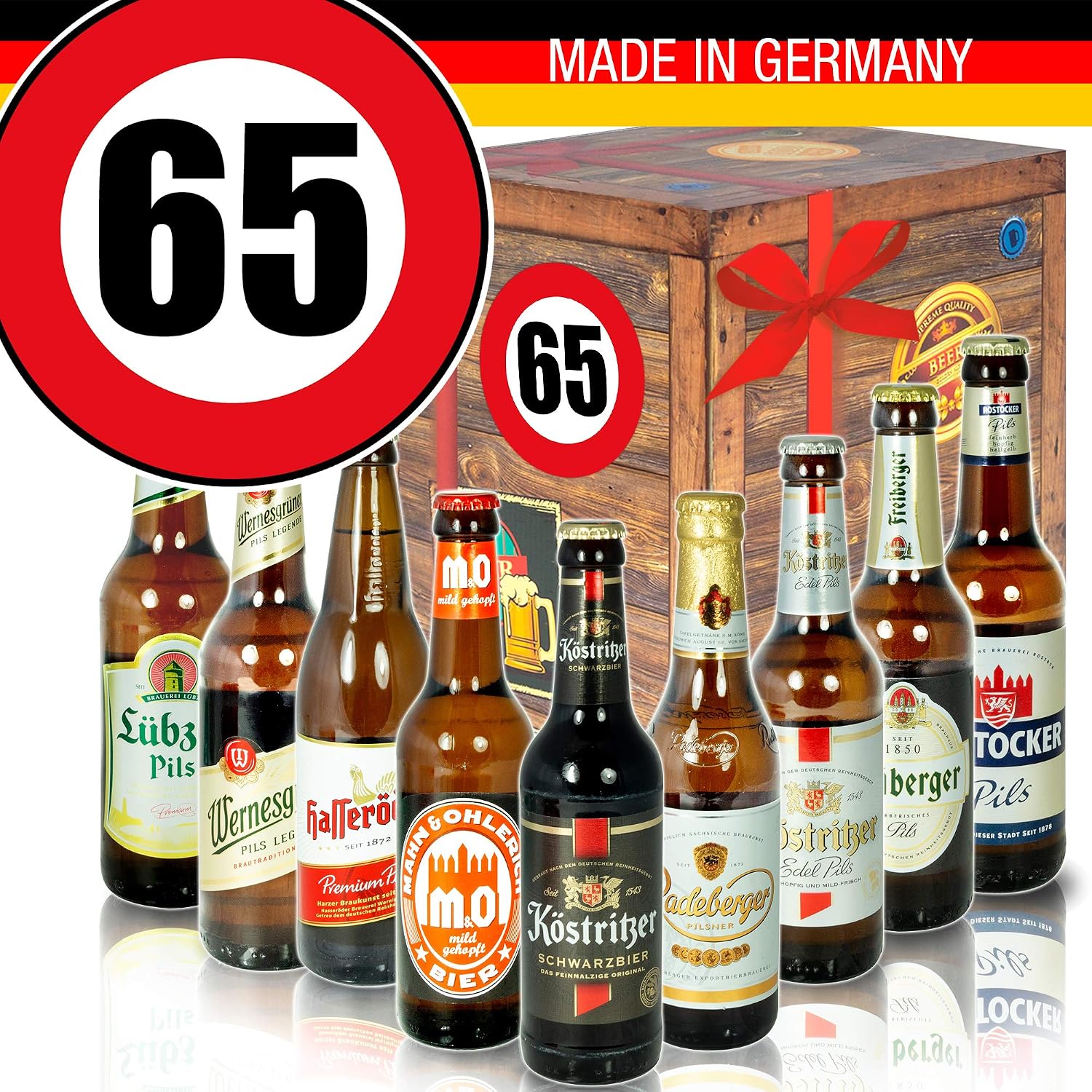 Beer Box – DDR Beer Box – Birthday 65 – Gift Idea Father